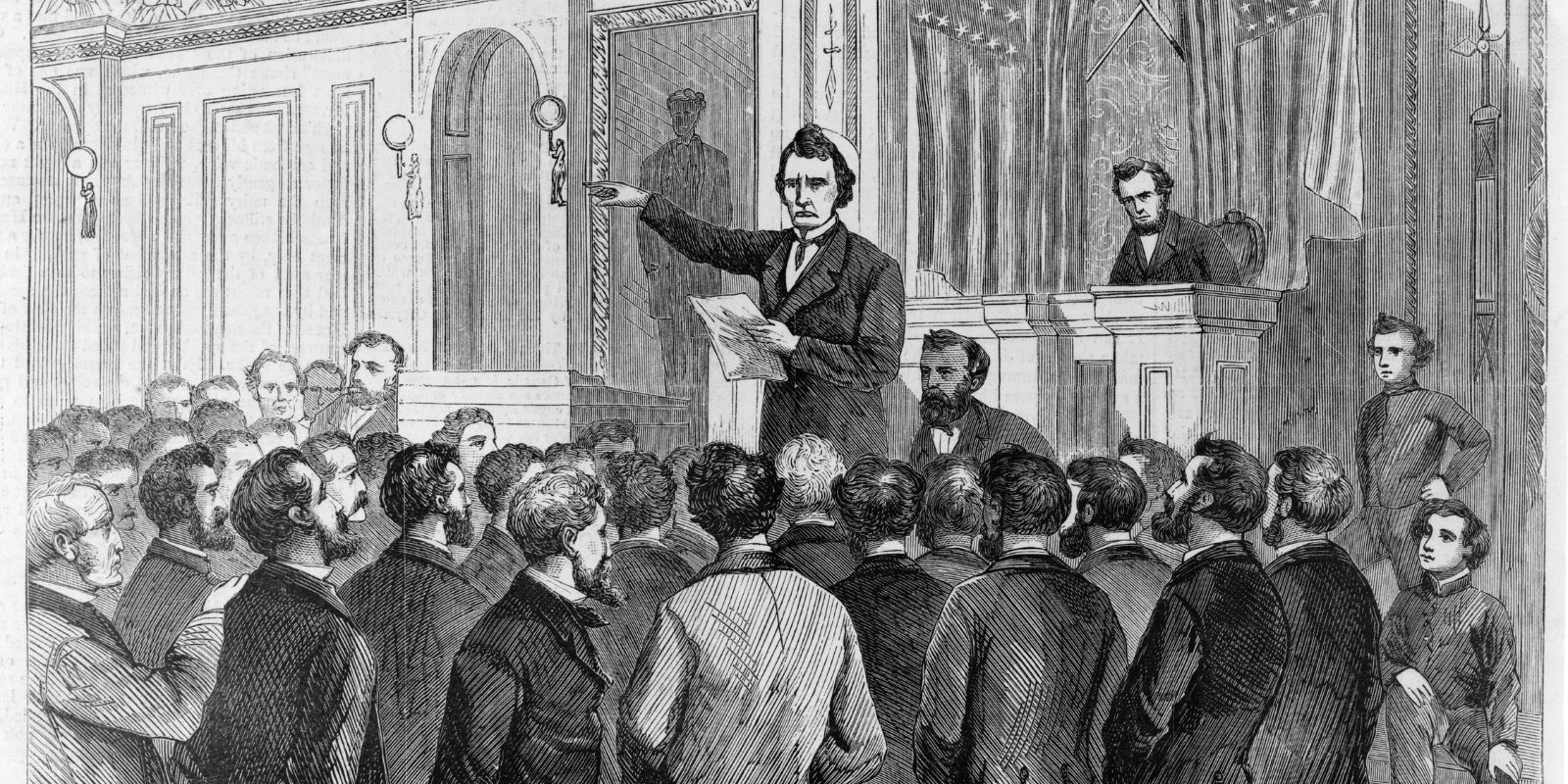 February 24th: 17th President, Andrew Johnson Impeached